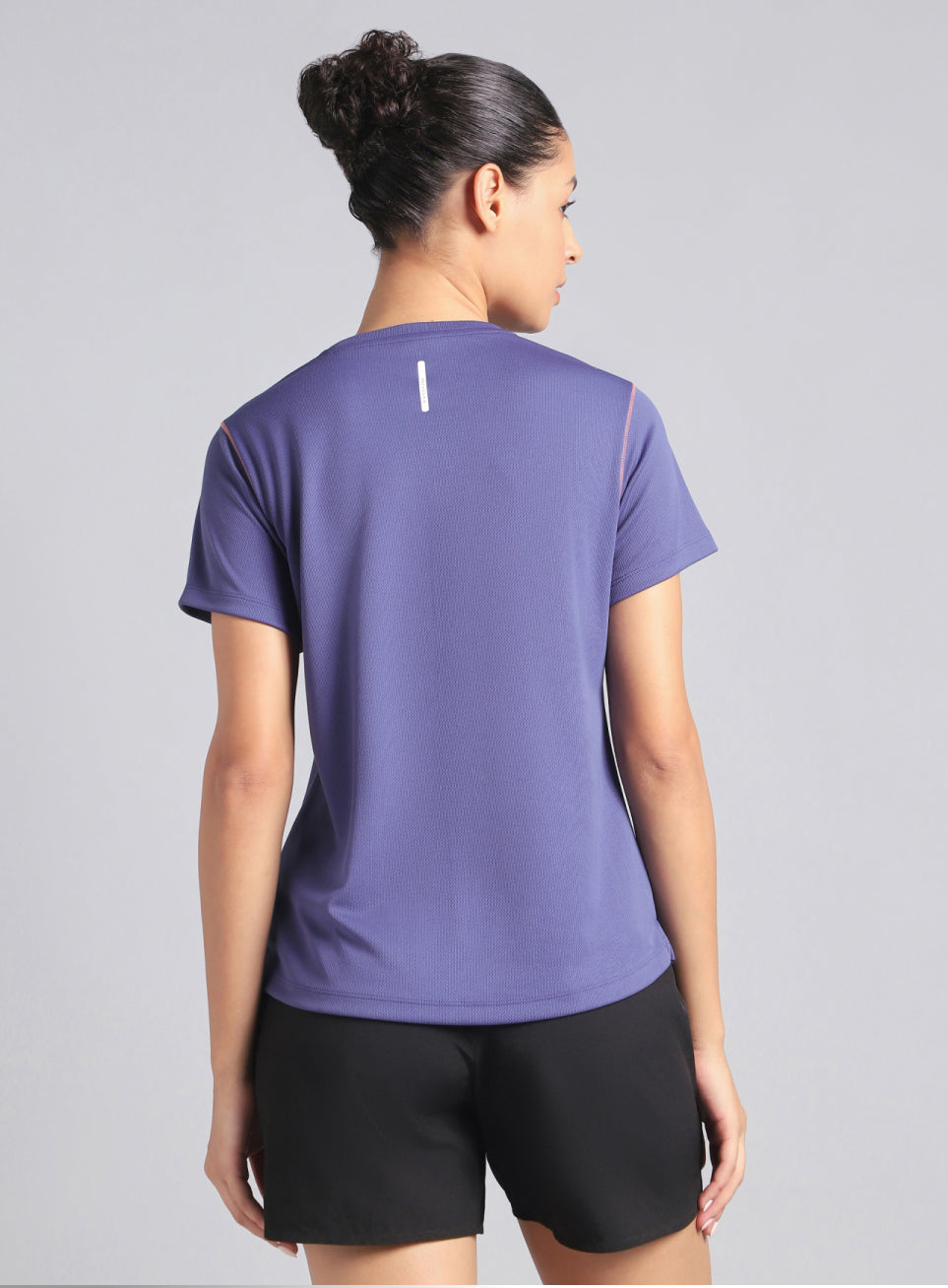 Women's Purple Training Essential Recycled Poly T-shirt