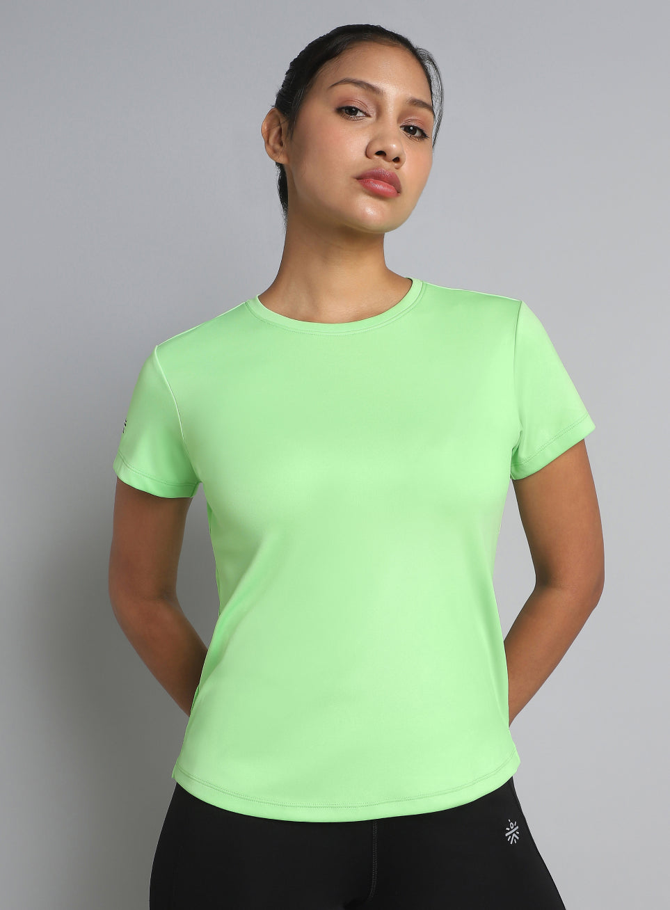 Women's Neon Green Ultimate Performance Recycled Poly T-shirt