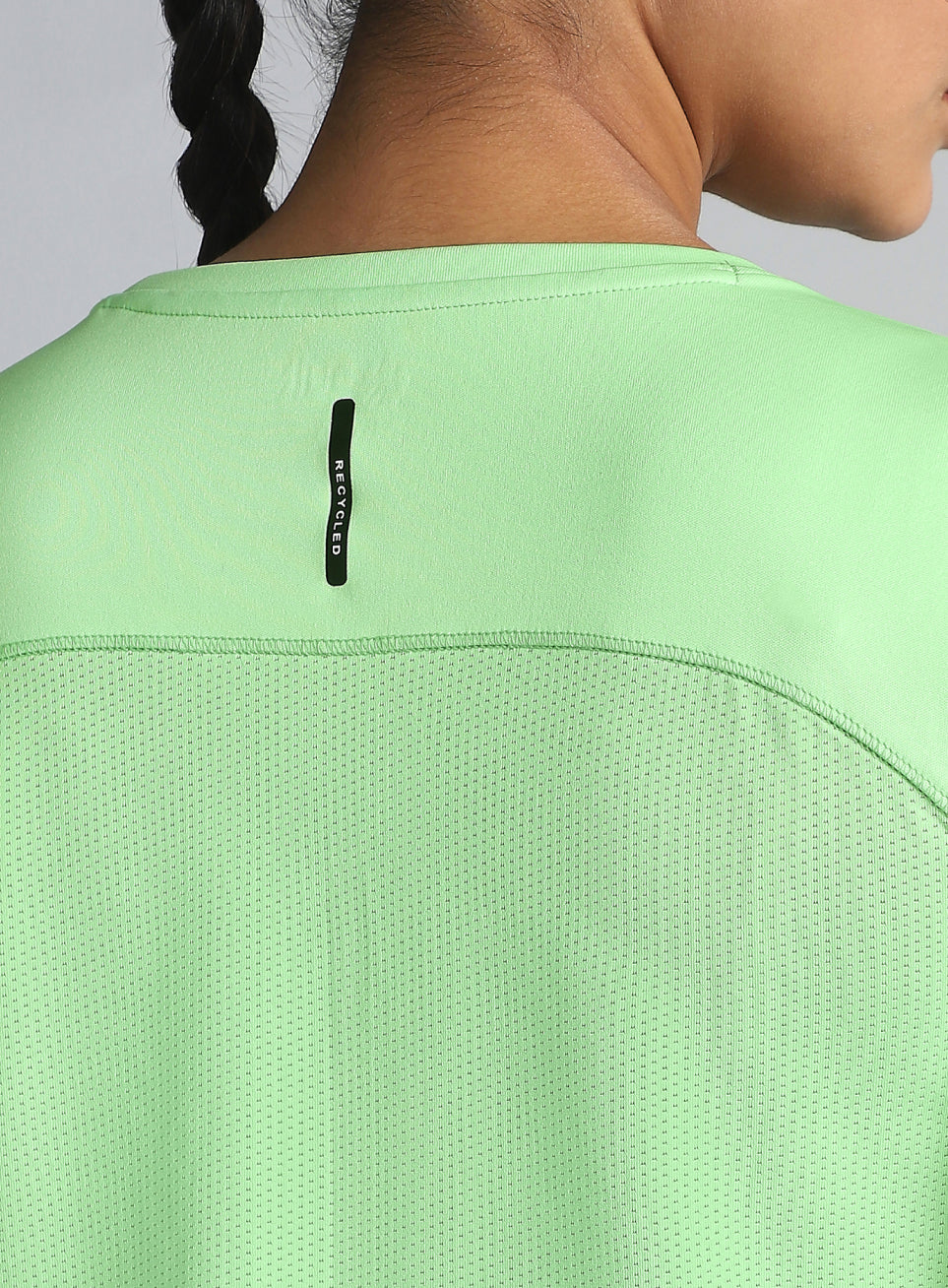 Women's Neon Green Ultimate Performance Recycled Poly T-shirt