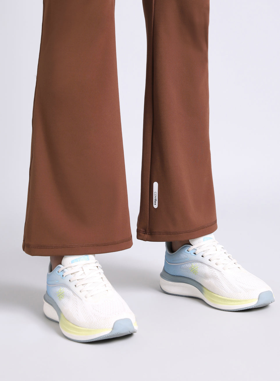 Women's Brown Pilates COMFlex Flare Pants