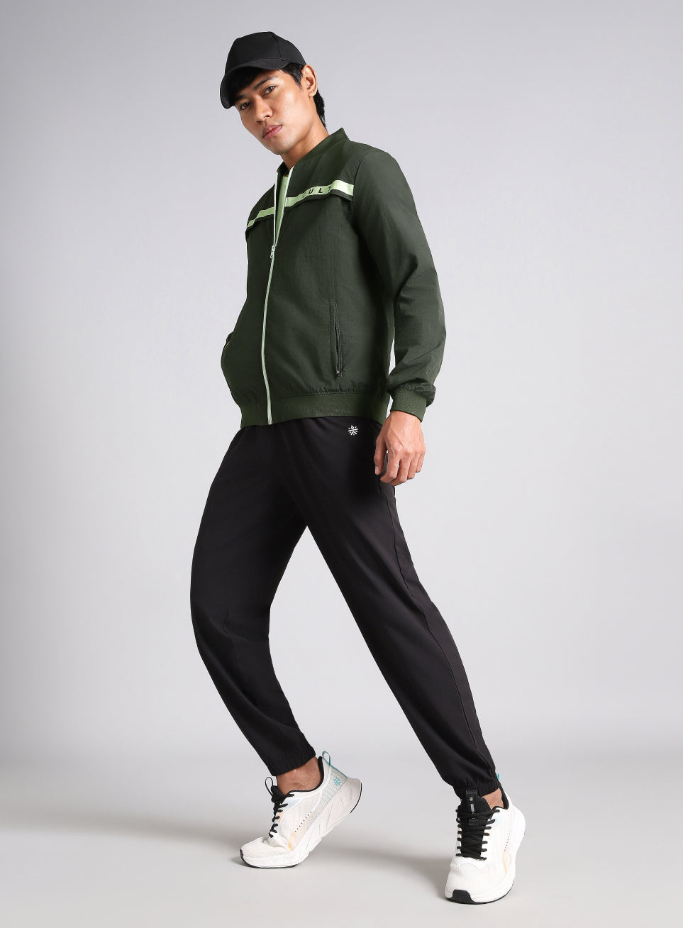 Men's Forest Green Bomber Jacket