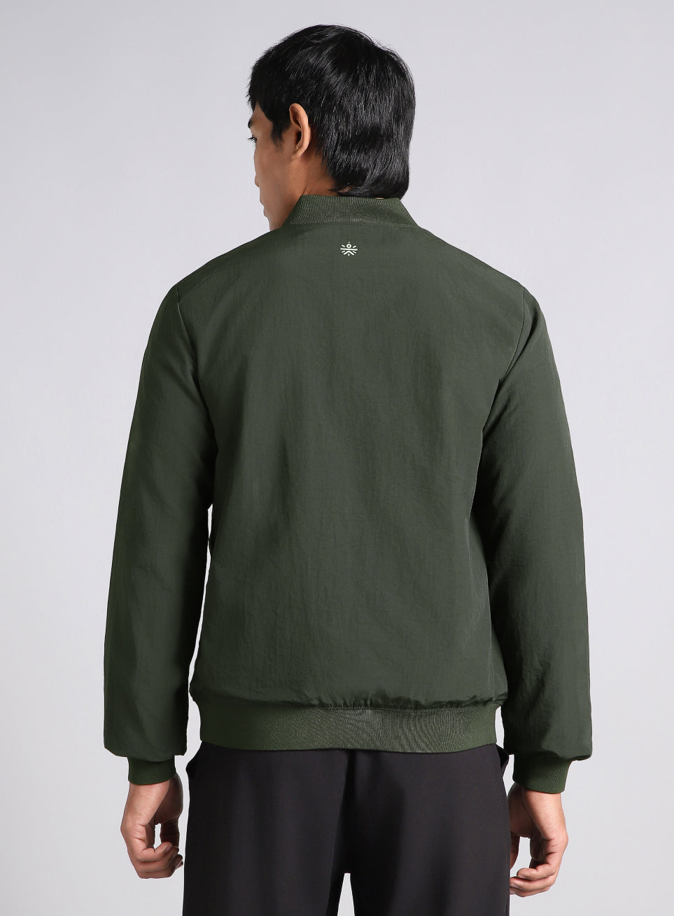 Men's Forest Green Bomber Jacket