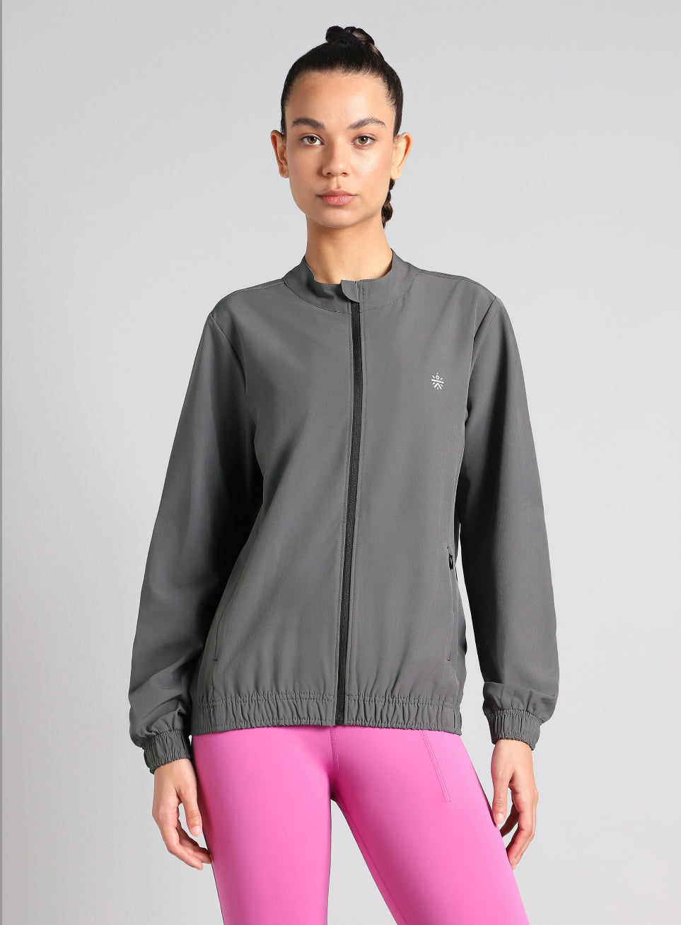 Women's Grey Runner's Pro Lightweight Jacket