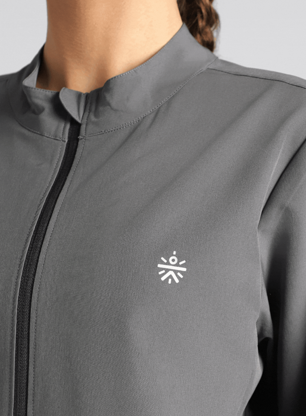 Women's Grey Runner's Pro Lightweight Jacket