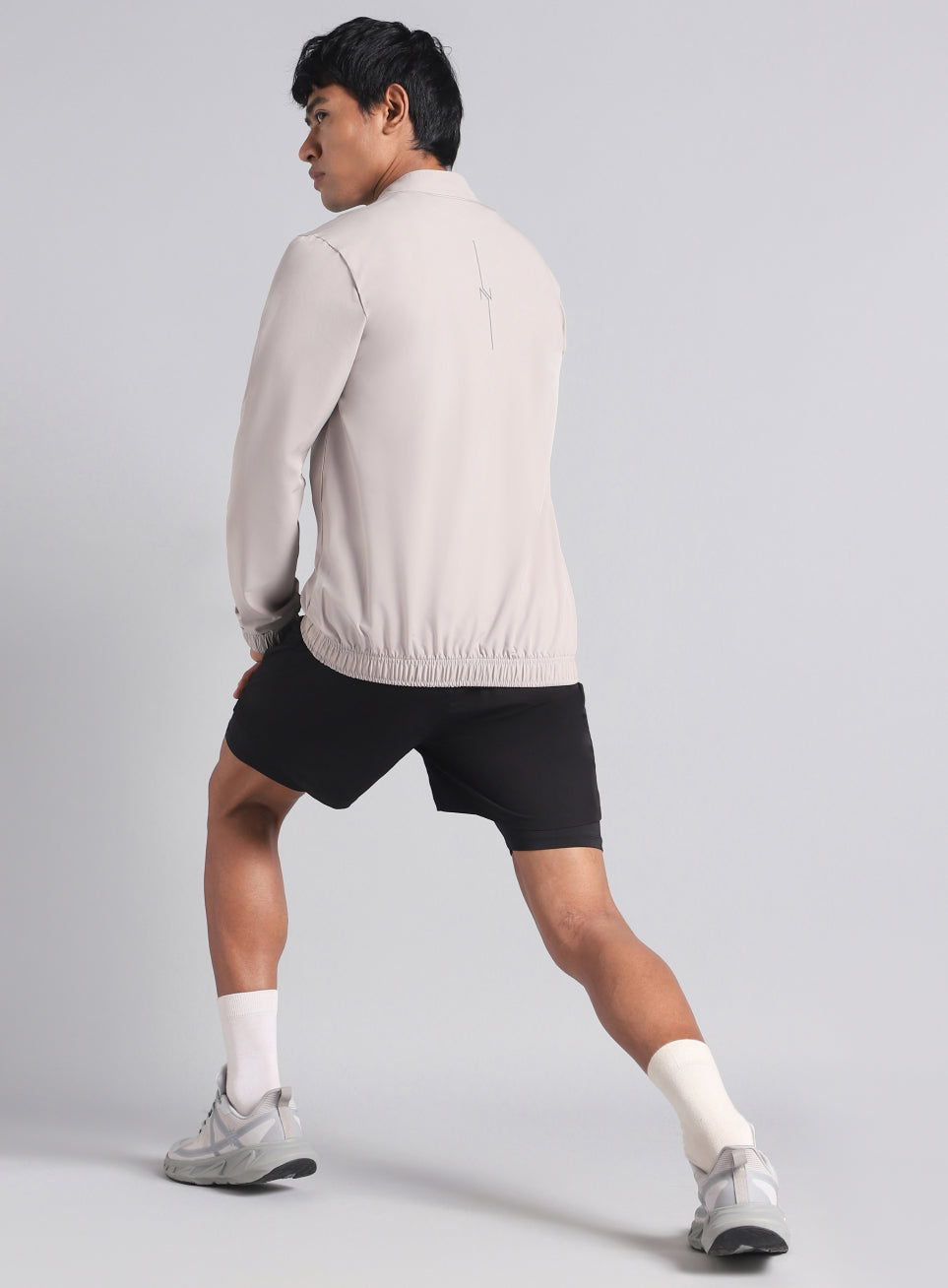 Men's Grey Run Impact Lightweight Jacket