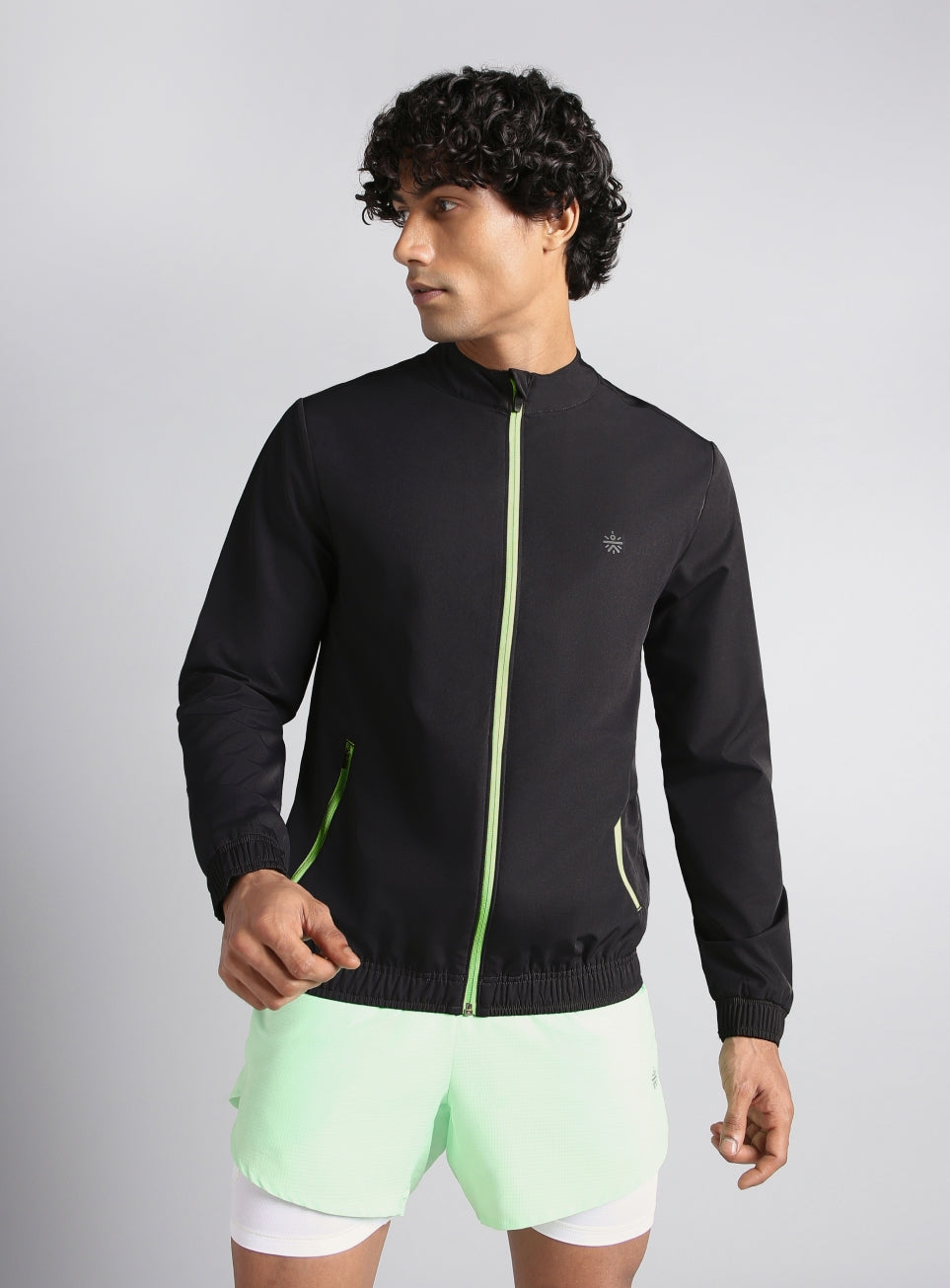 Men's Grey Run Impact Lightweight Jacket