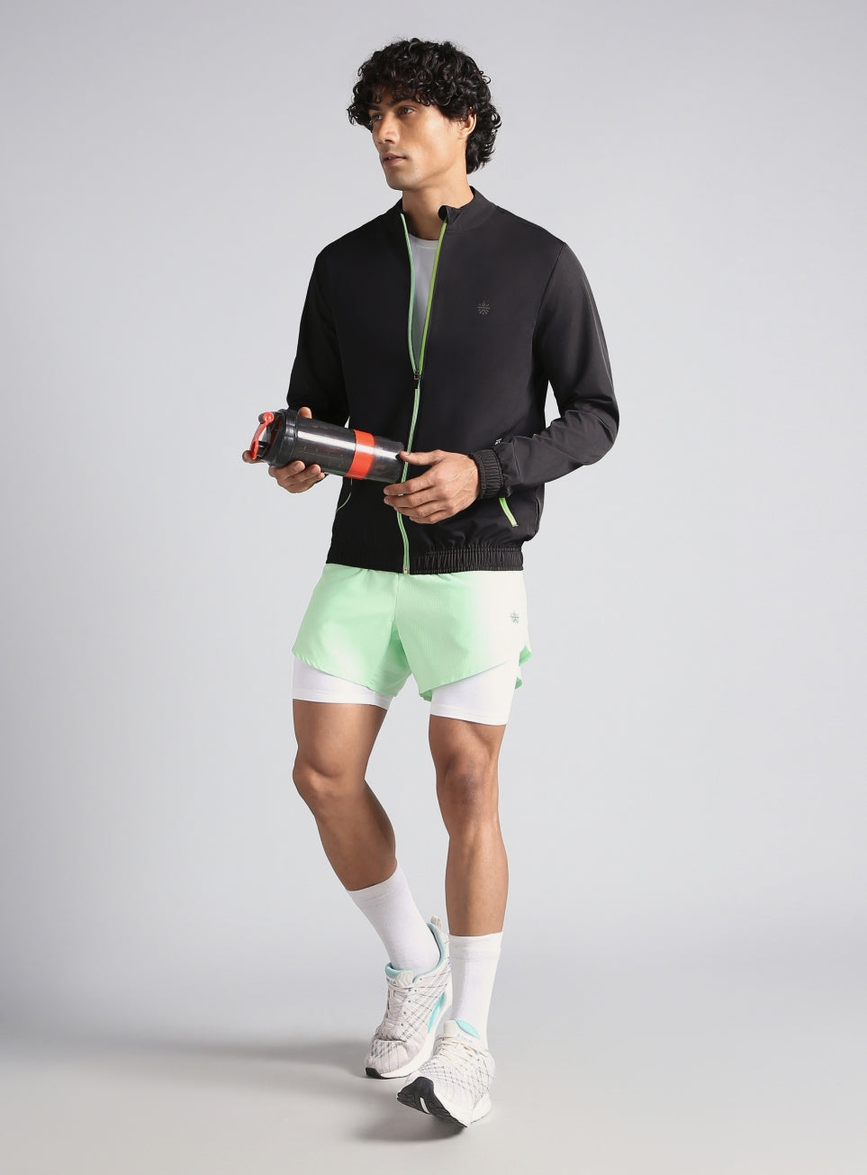 Men's Grey Run Impact Lightweight Jacket