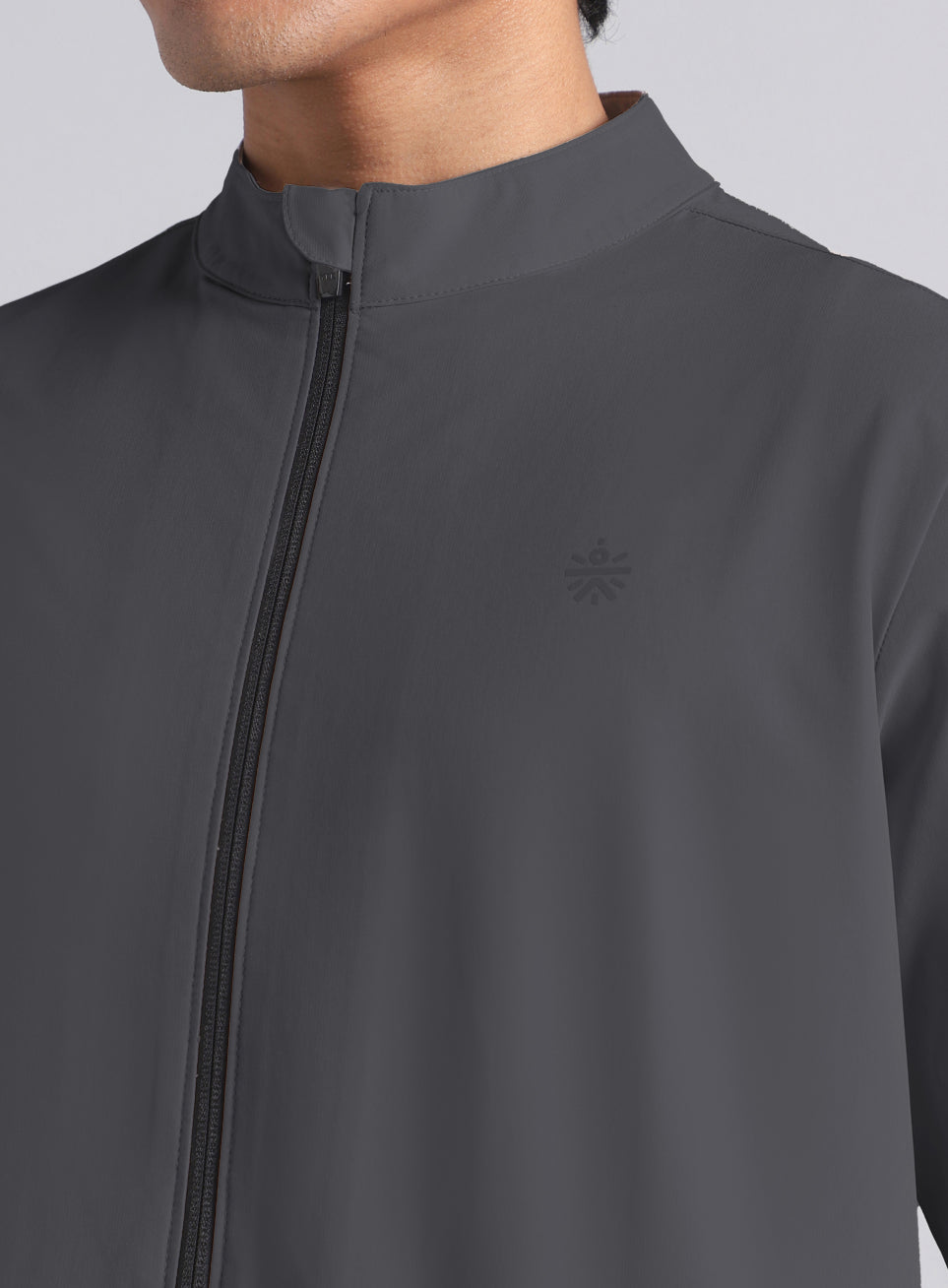 Men's Grey Run Impact Lightweight Jacket