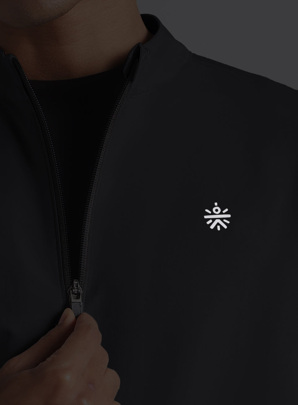 Men's Grey Run Impact Lightweight Jacket