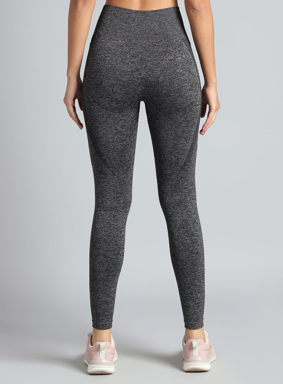 Black Seamless Sports Tights