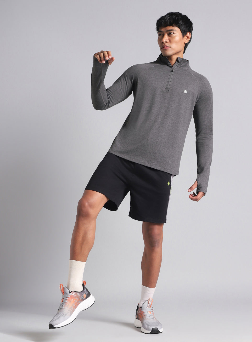 Men's Black Training Sculpted All Weather Jacket