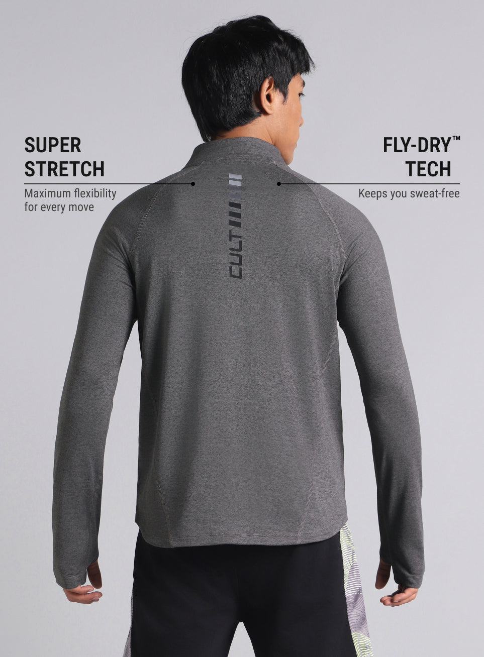 Men's Black Training Sculpted All Weather Jacket