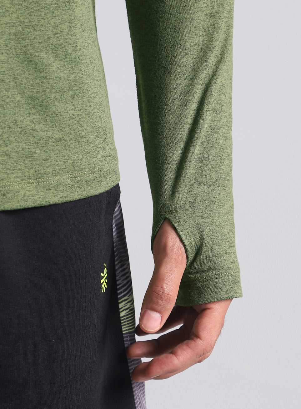 Men's Neon Green Training Sculpted All Weather Jacket