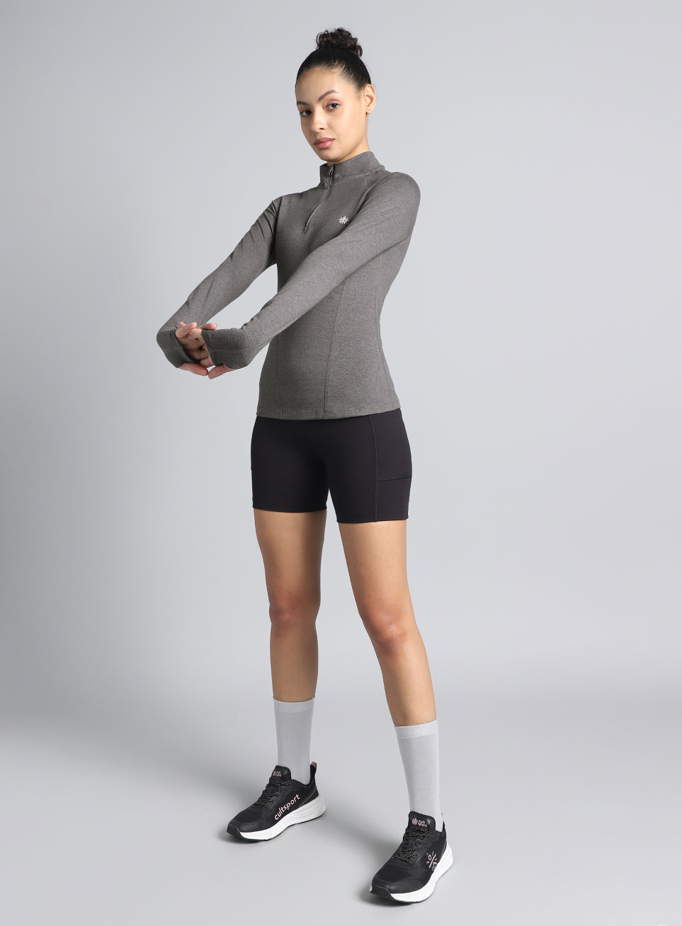 Women's Black Half Zip All Weather Performance Jacket