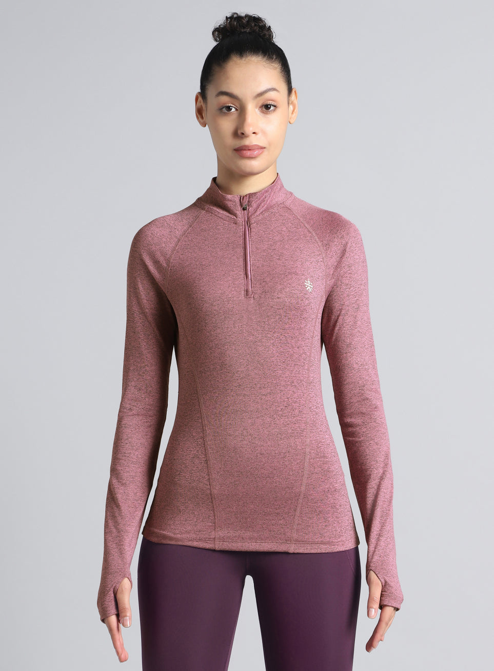 Women's Pink Half Zip All Weather Performance Jacket