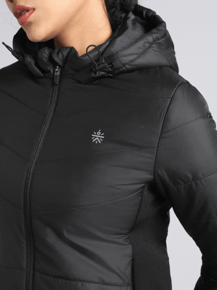 Women's Black Puffer Jacket