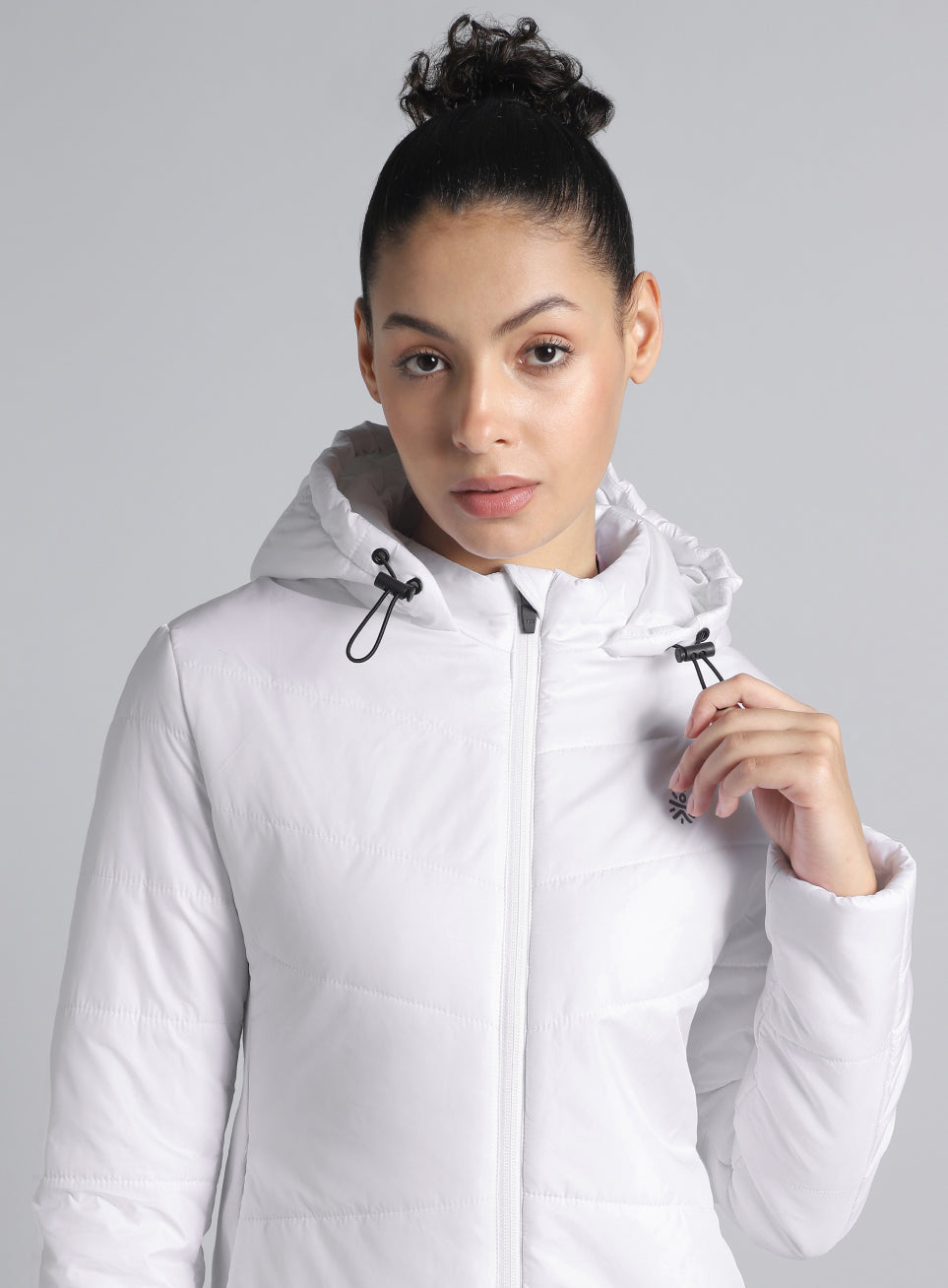 Women's White Puffer Jacket