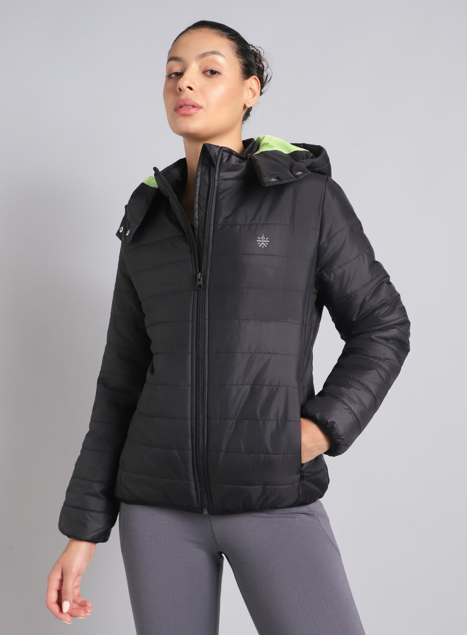 Women's Black Puffer Jacket