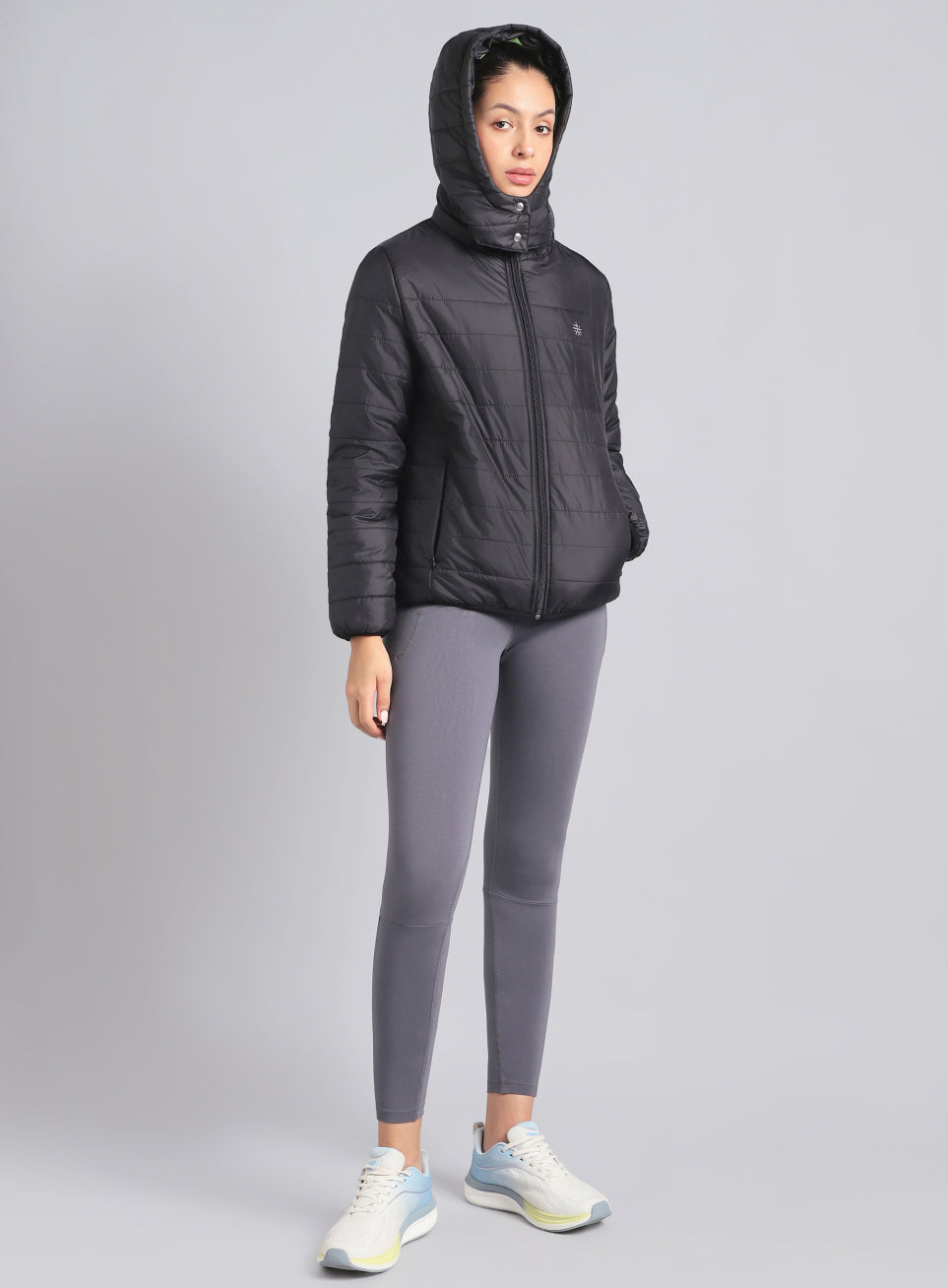 Women's Black Puffer Jacket
