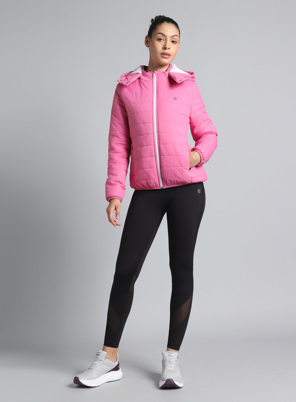 Women's Pink Puffer Jacket