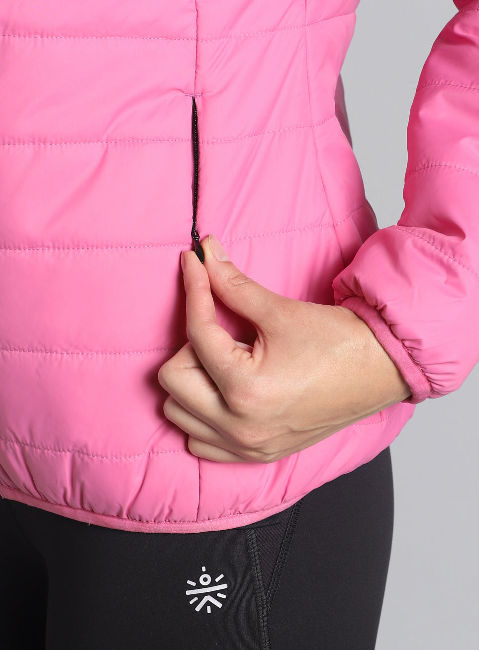 Women's Pink Puffer Jacket