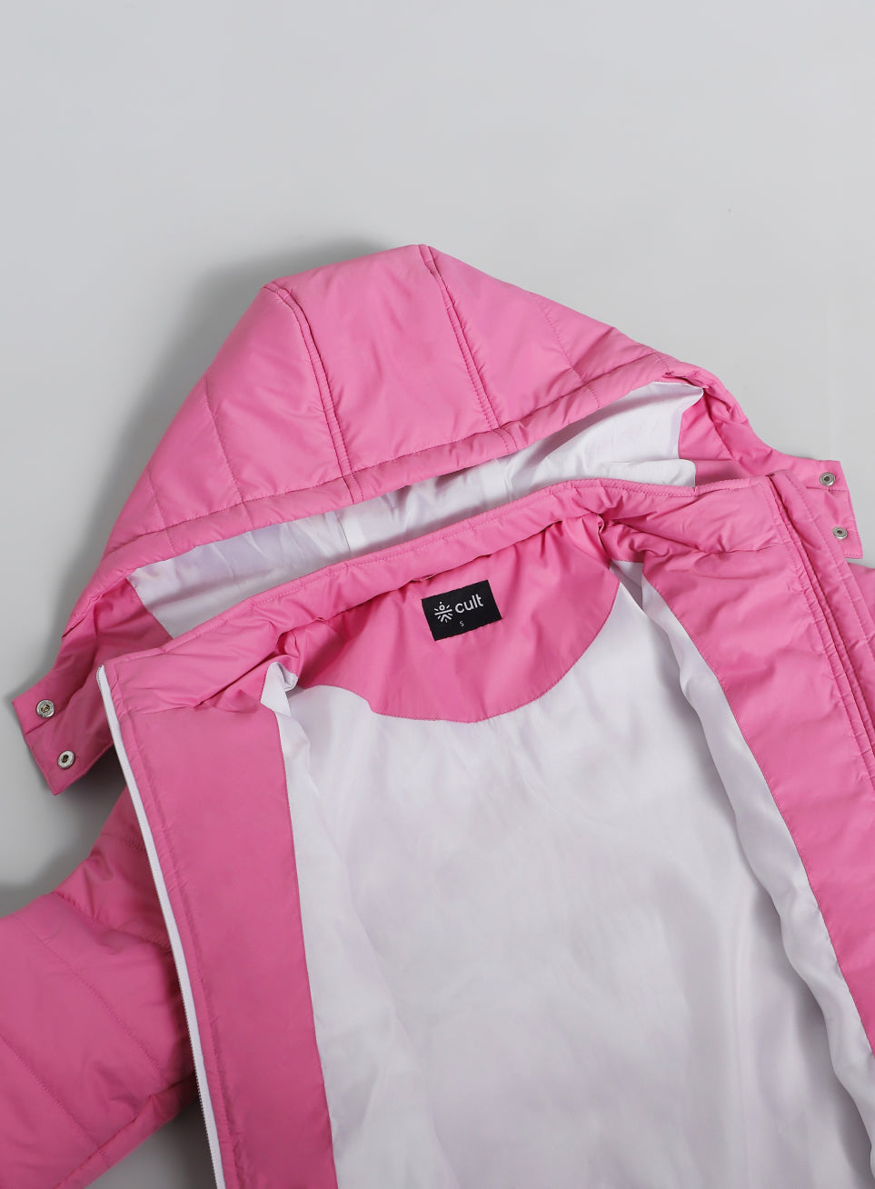Women's Pink Puffer Jacket