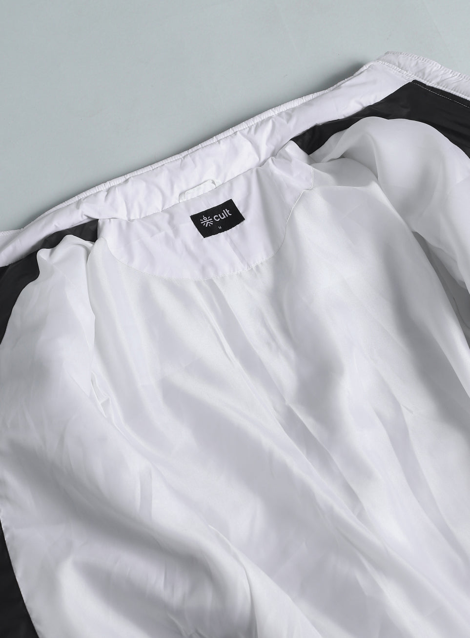 Men's Black Colorblock Puffer Jacket