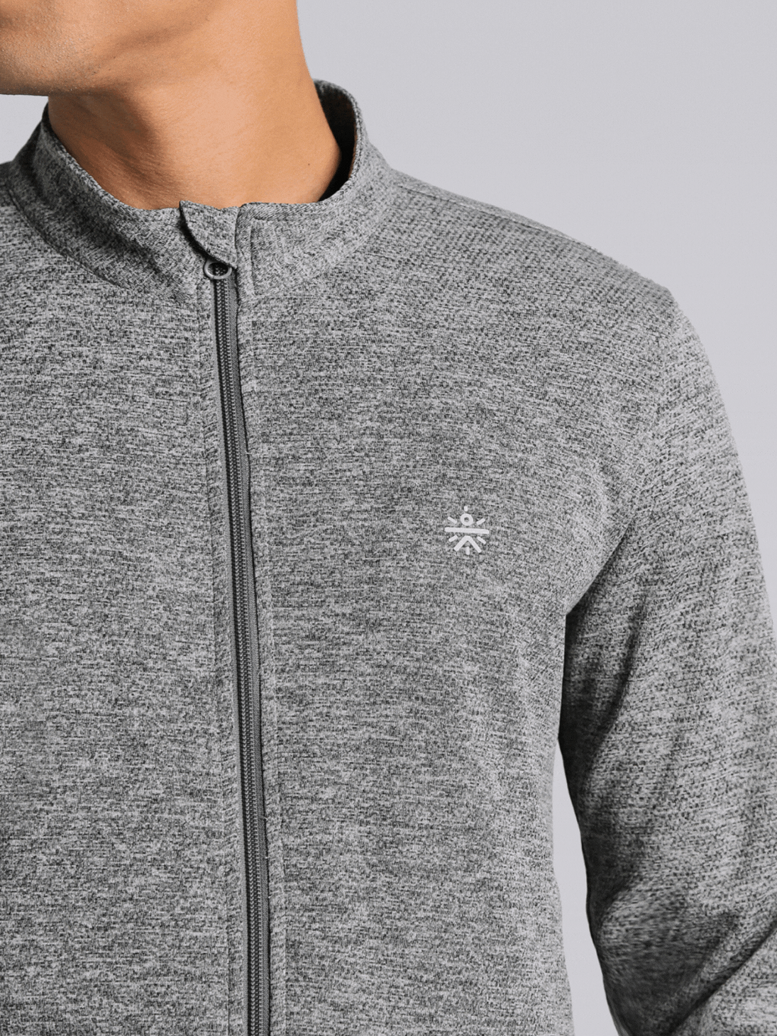 Men's Dark Grey Run Elevate All Weather Jacket