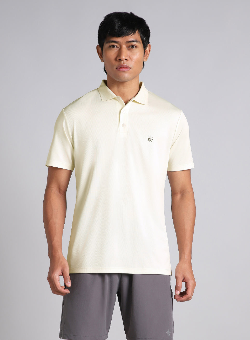 Men's Off White Performance Polo T-shirt