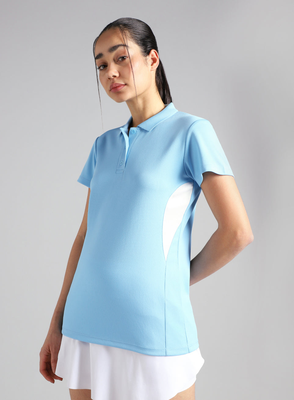Women's Sky Blue True Performance Polo T-shirt