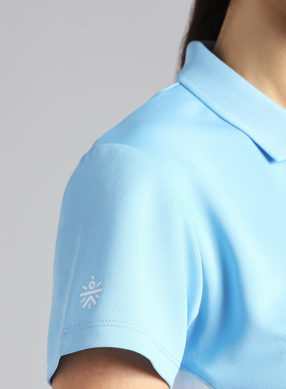 Women's Sky Blue True Performance Polo T-shirt