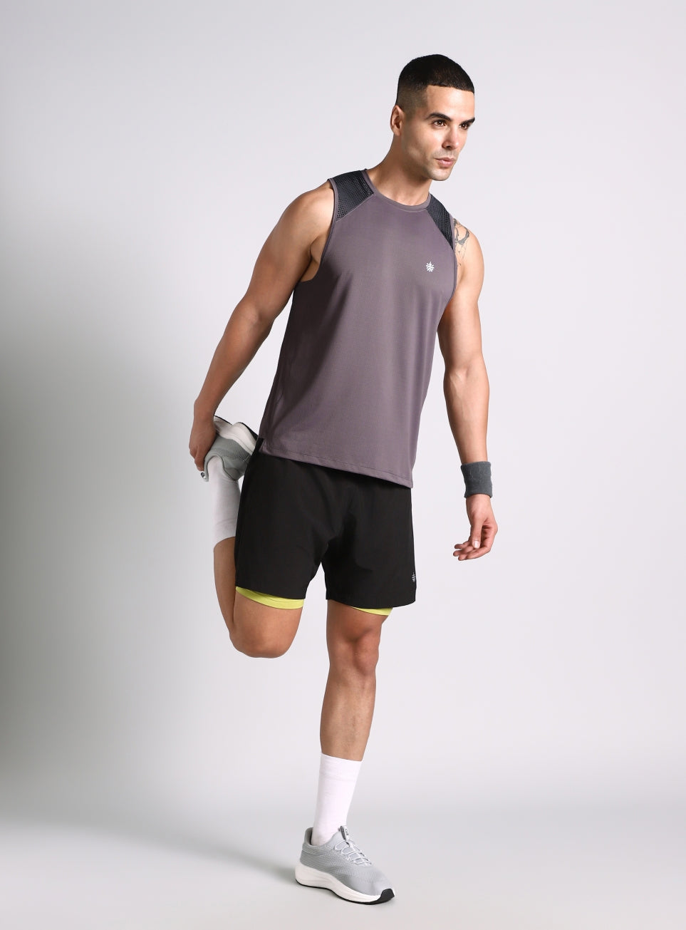 Men's Dark Grey Training Muscle Tank