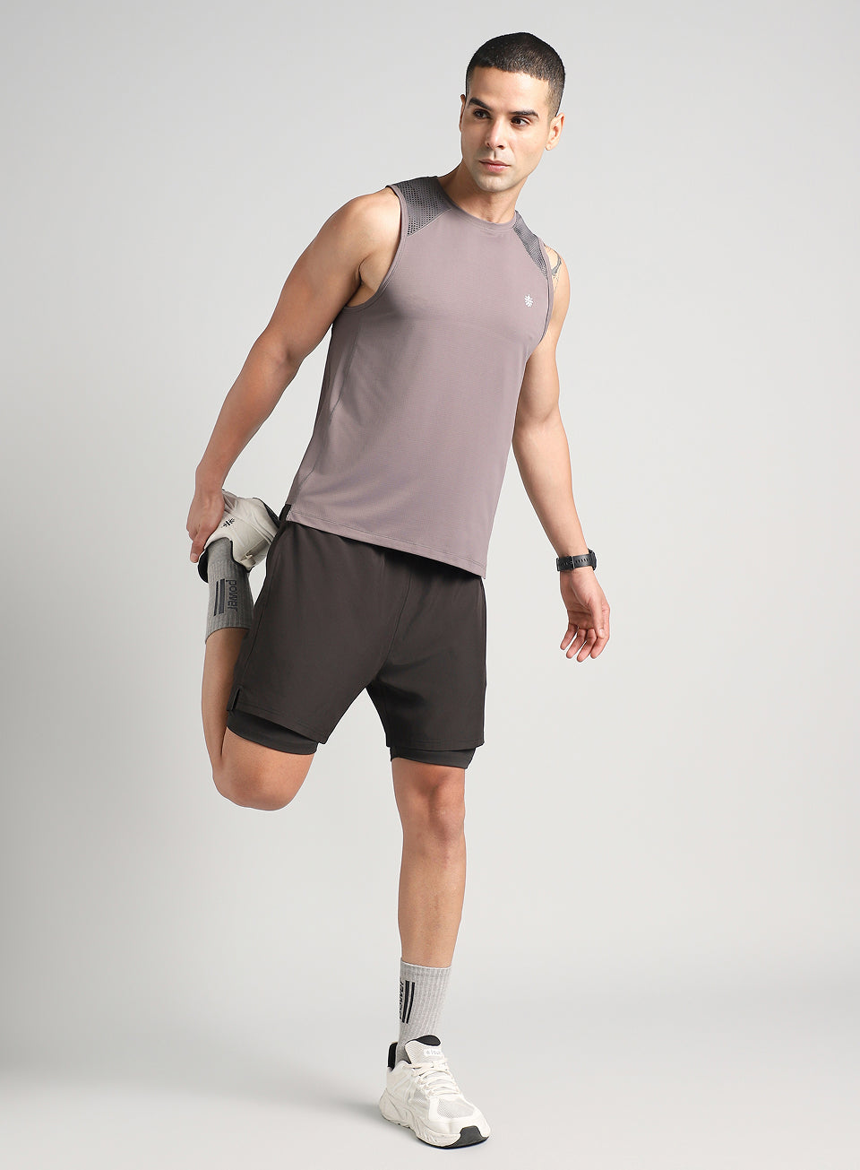 Men's Dark Grey Training Muscle Tank