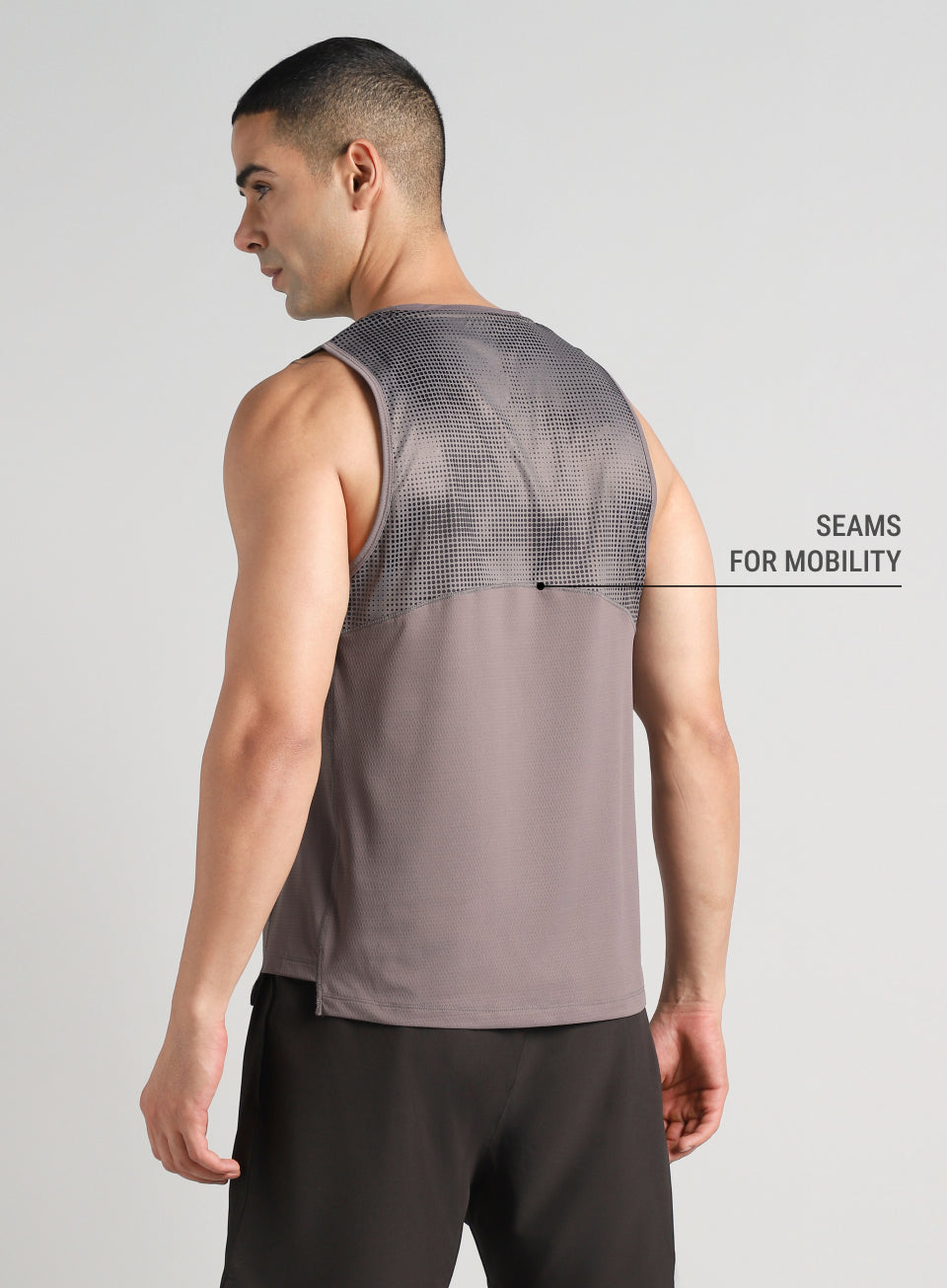 Men's Dark Grey Training Muscle Tank