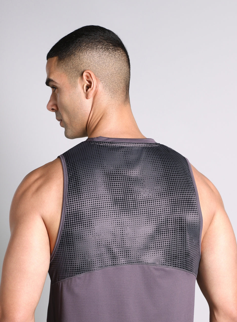 Men's Dark Grey Training Muscle Tank