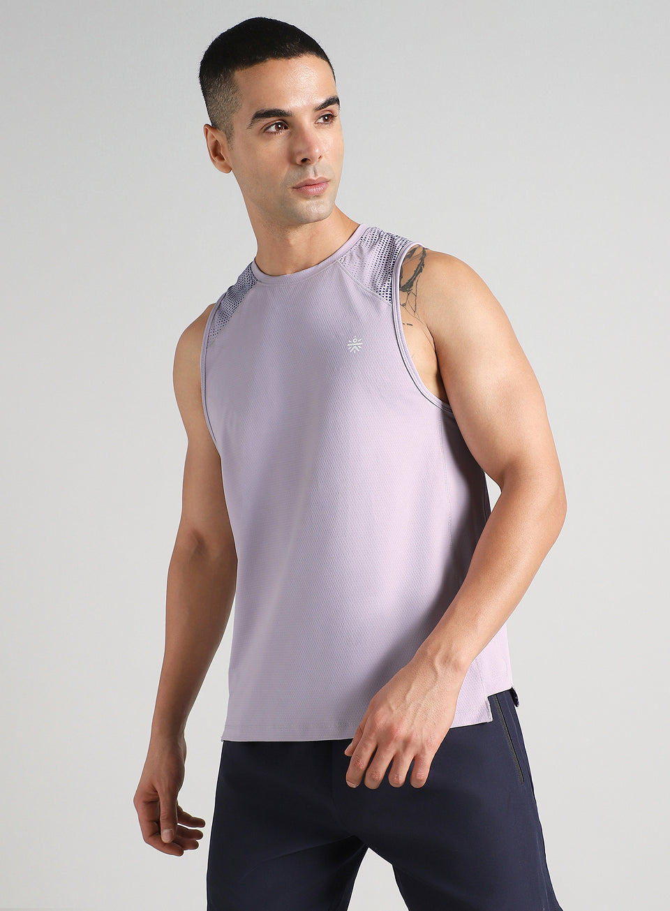 Men's Purple Training Muscle Tank