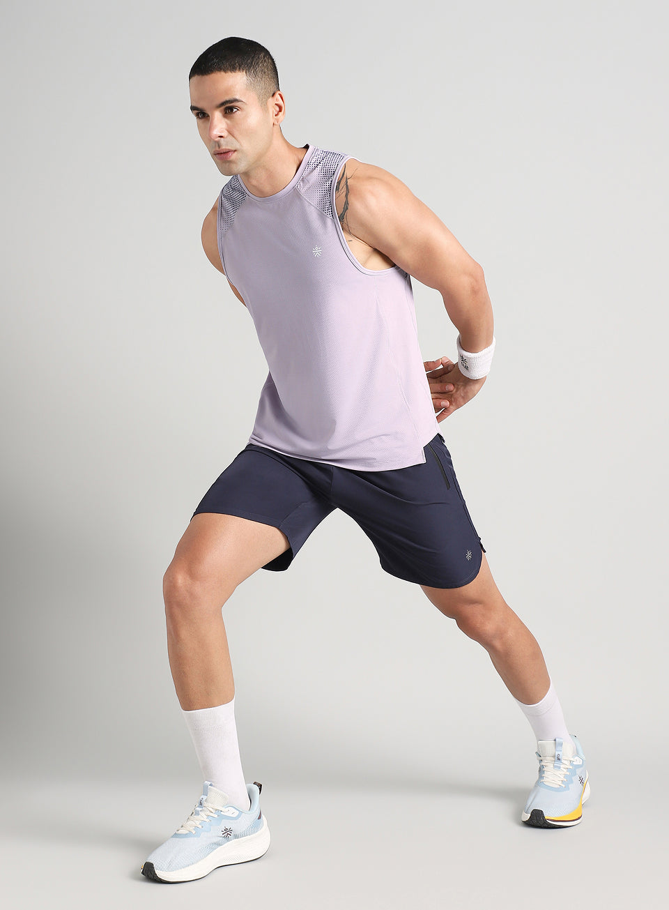 Men's Purple Training Muscle Tank