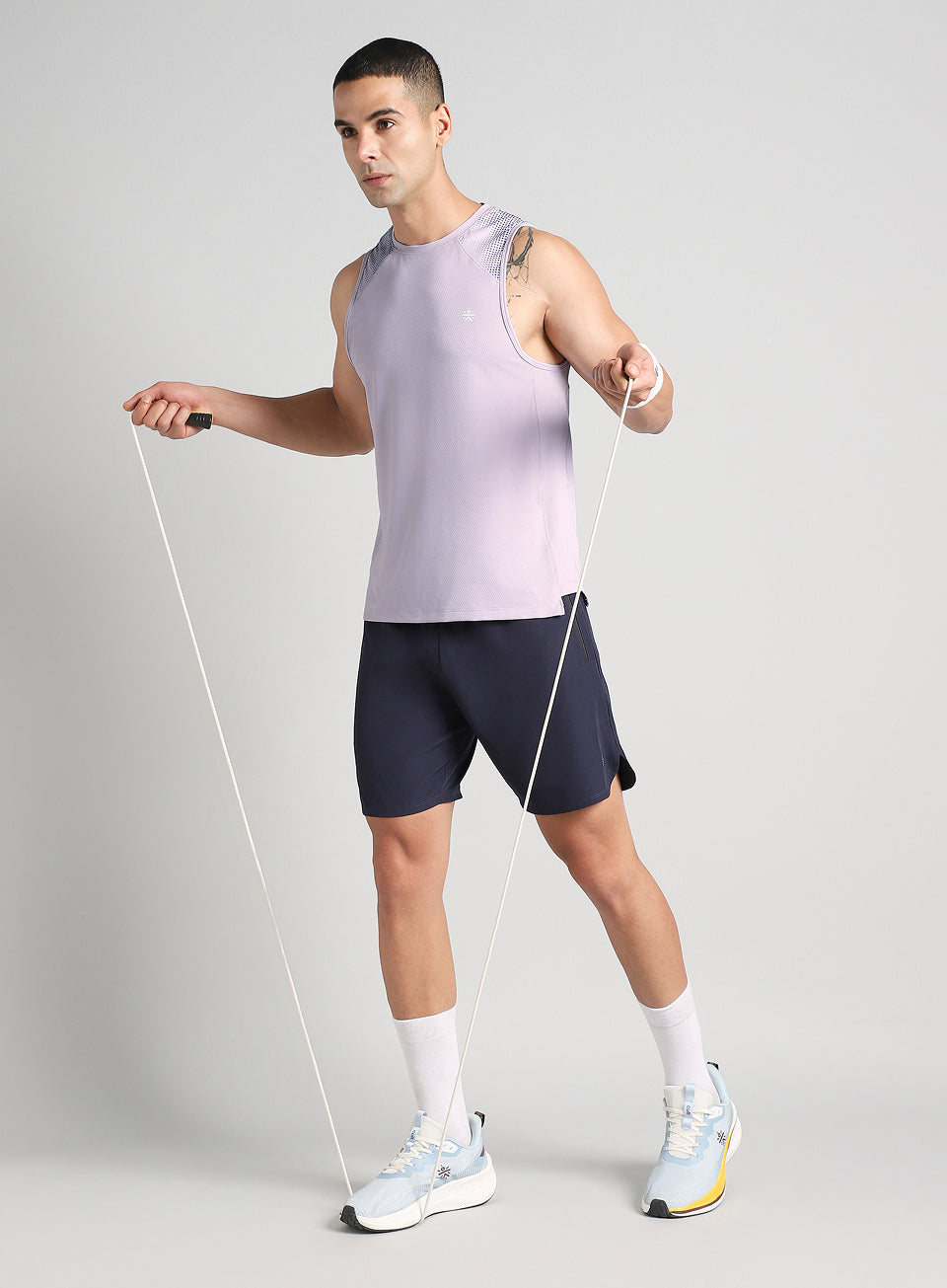 Men's Purple Training Muscle Tank