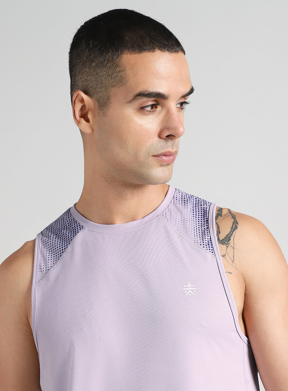 Men's Purple Training Muscle Tank
