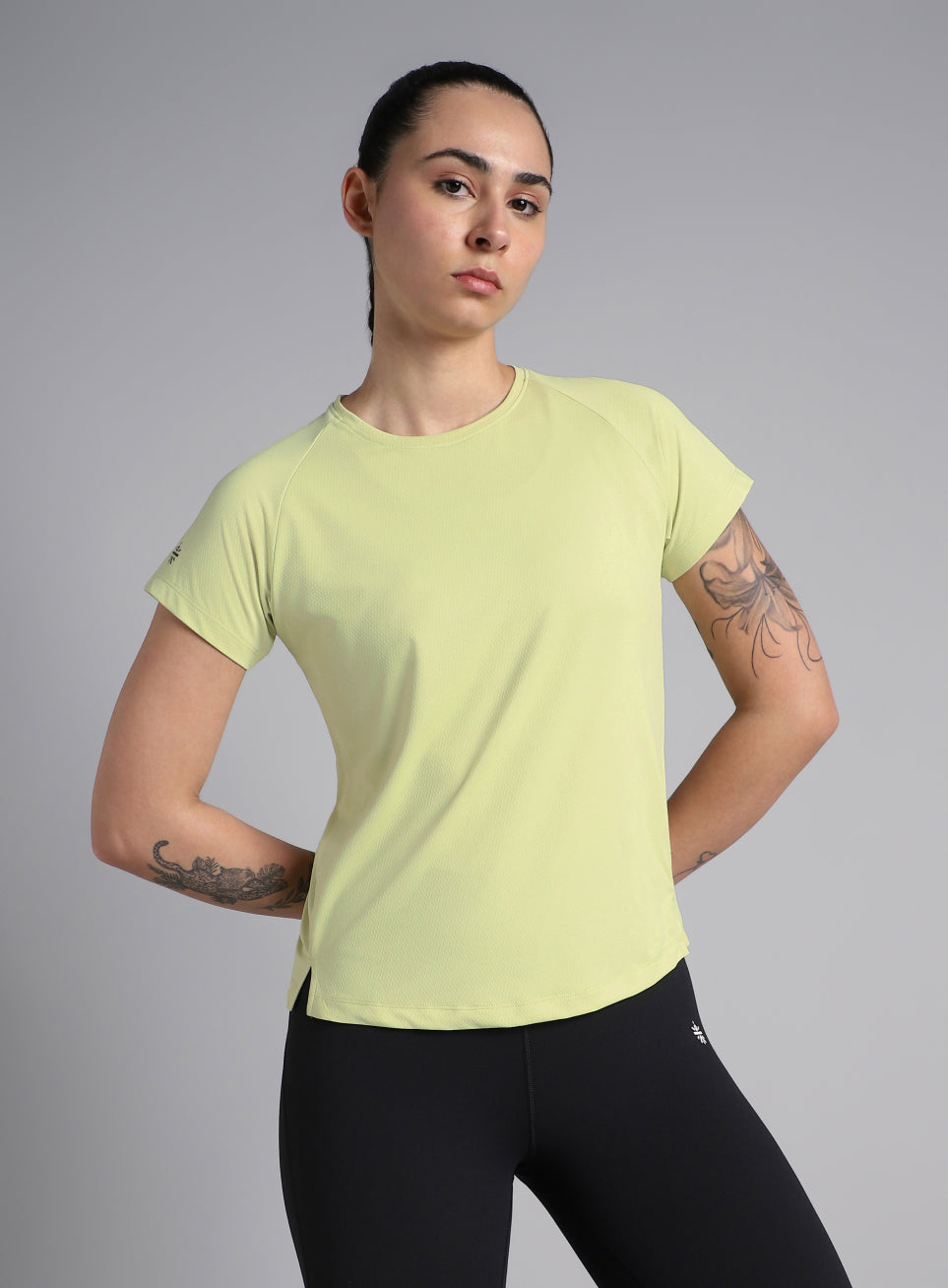Women's Engineered Knit Green Performance T-shirt