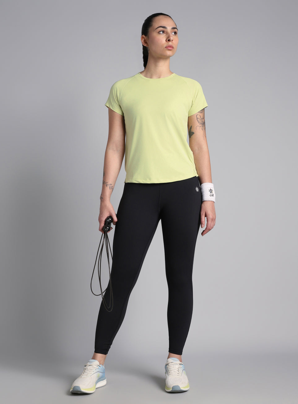 Women's Engineered Knit Green Performance T-shirt