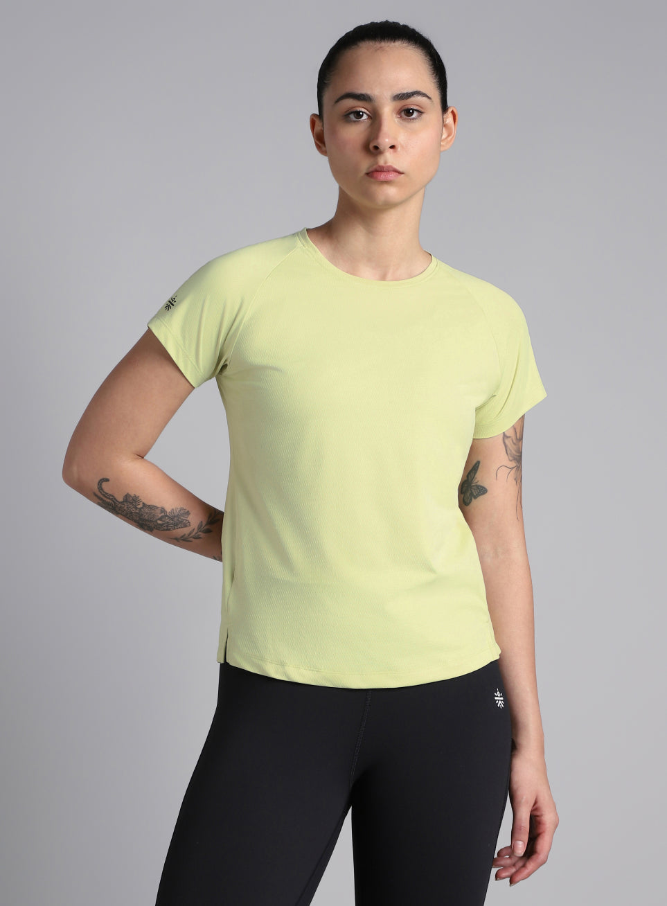 Women's Engineered Knit Green Performance T-shirt