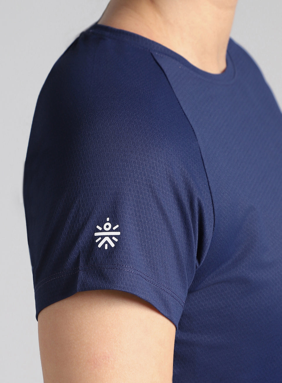 Women's Engineered Knit Blue Performance T-shirt