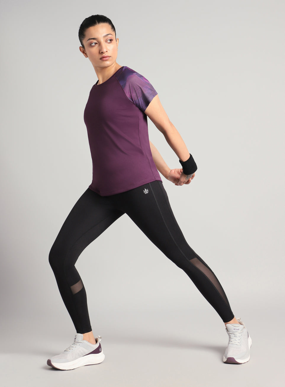 Women's Wine Printed Ultimate Training T-shirt