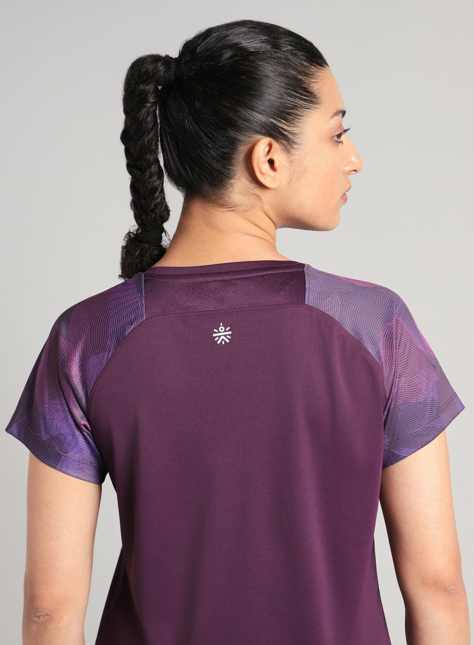 Women's Wine Printed Ultimate Training T-shirt