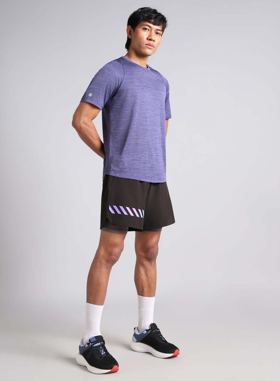 Men's Purple Training Elevate Sculpt T-shirt