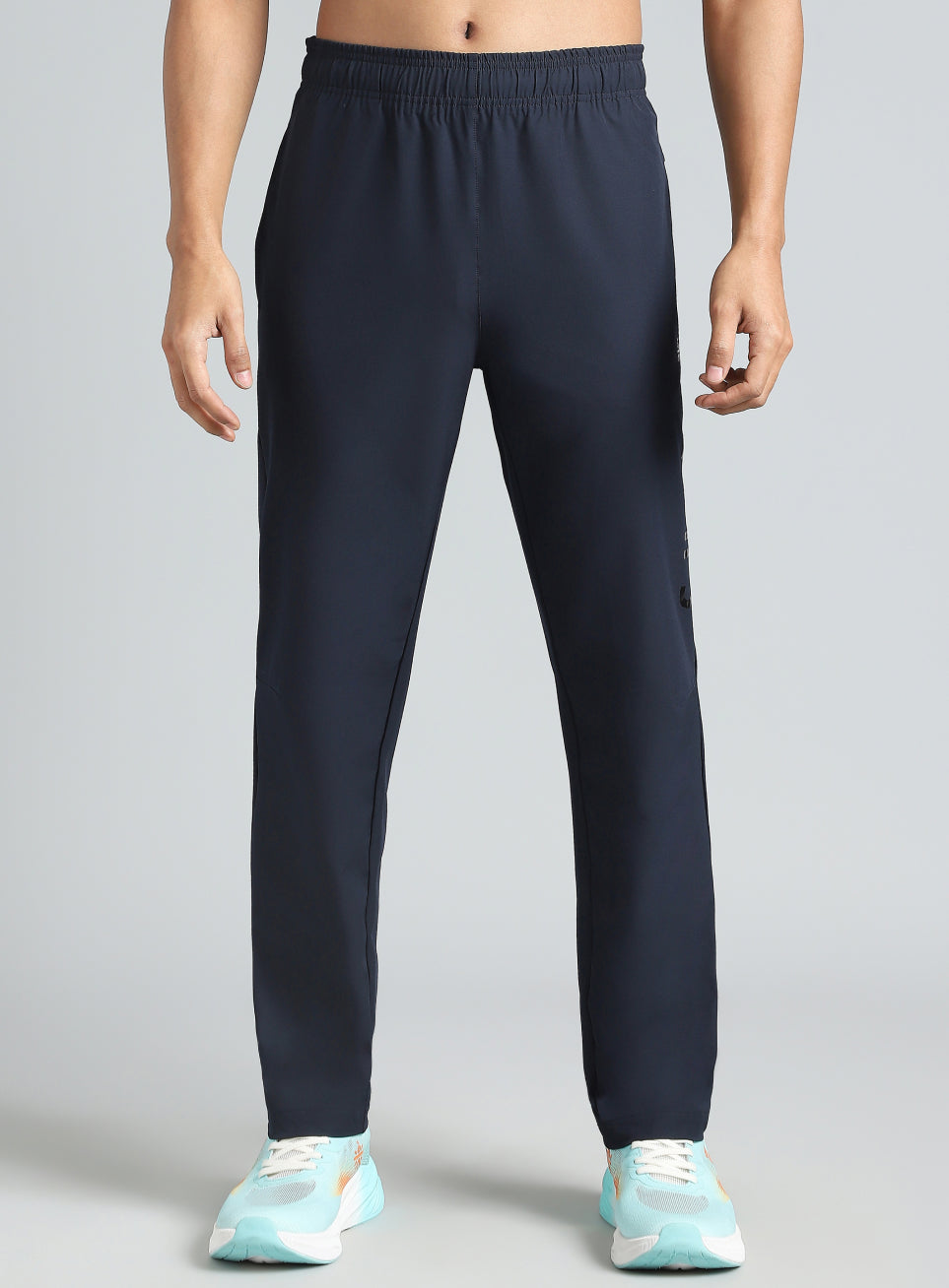 Men's Navy Pace Up Running Trackpants
