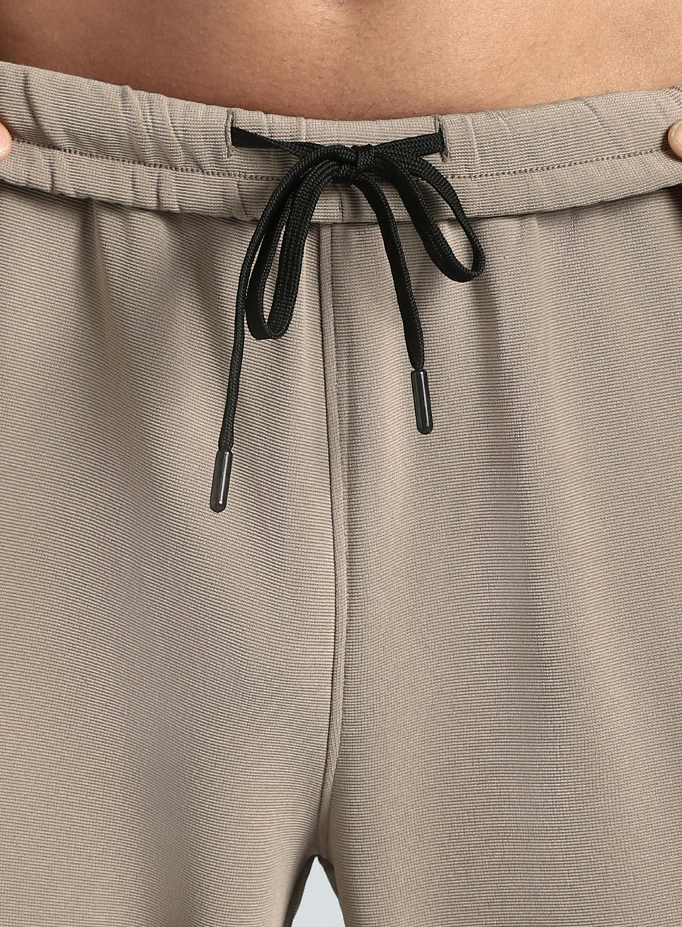 Men's Beige Pace Up Running Trackpants