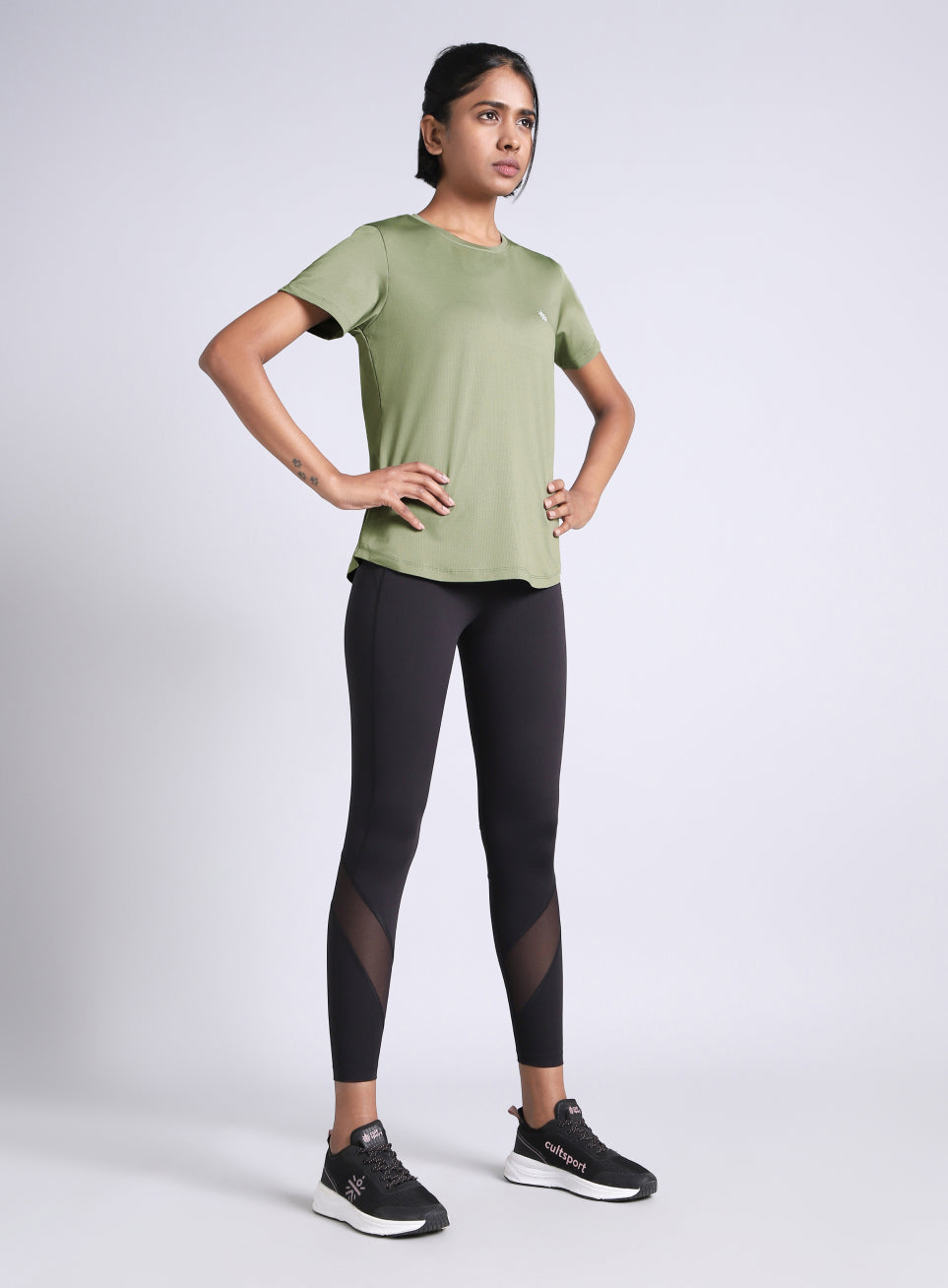 Women's Green Must Have Workout T-shirt