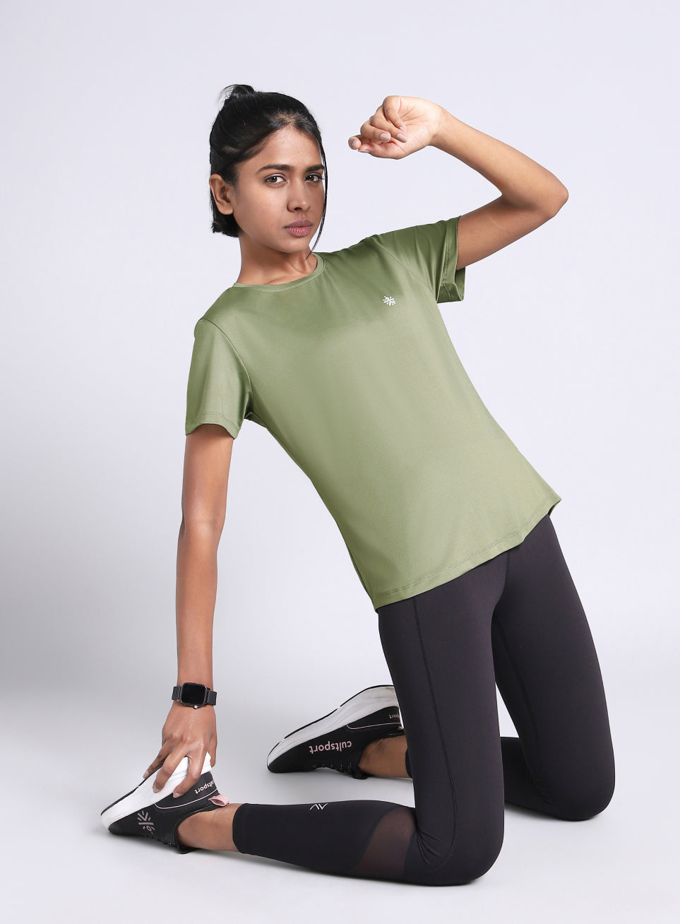 Women's Green Must Have Workout T-shirt